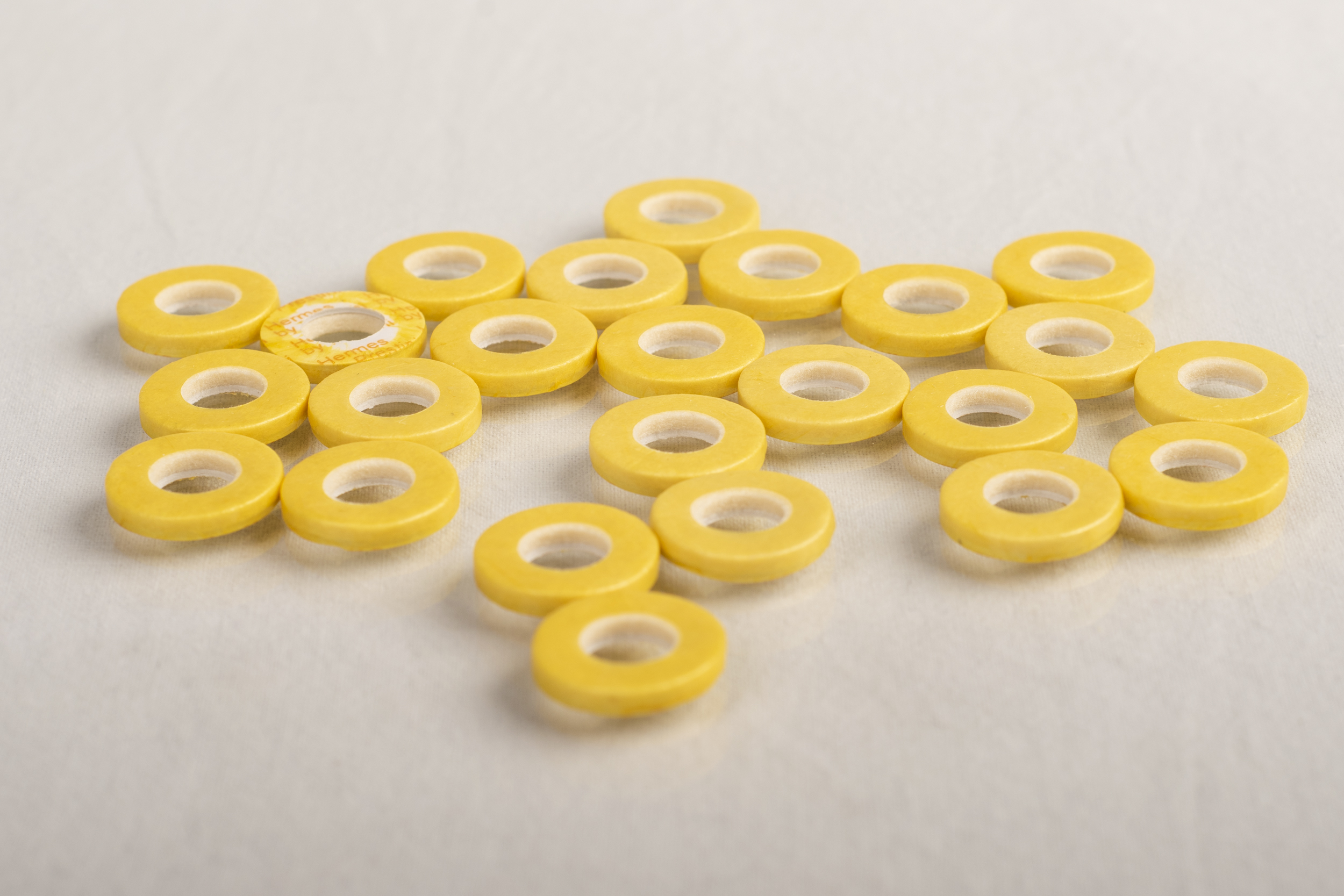 Budget Yellow Flute Pads 18.5 mm Thin 