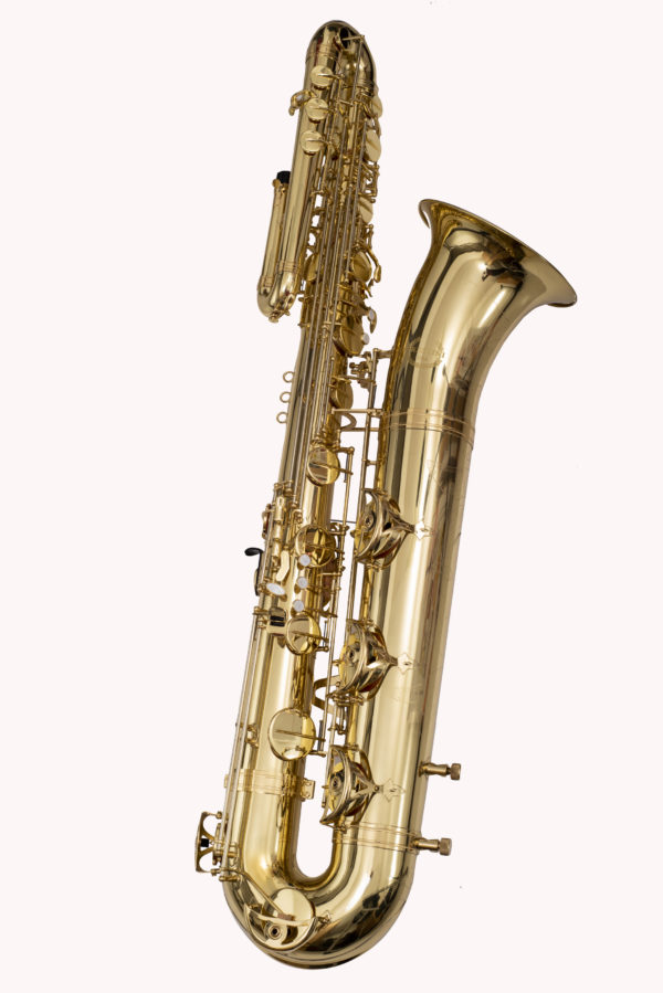 BR 1000E Baritone Sax Classic Pro Model Gold Lacquer Prestini